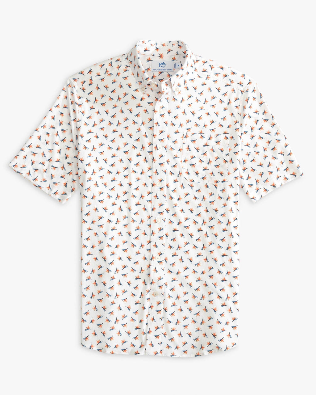 Paradise Park Printed Intercoastal Short Sleeve Button Down